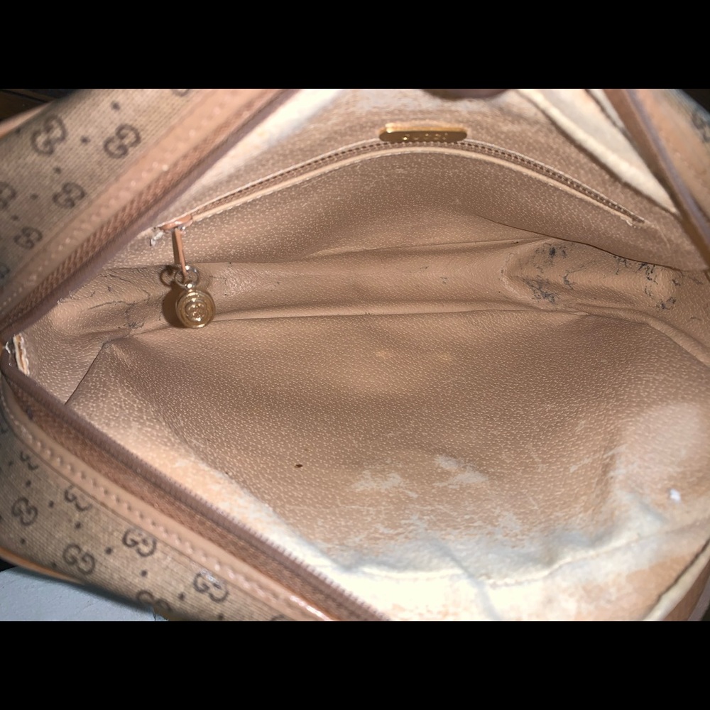 Vintage Large Microguccisima crossbody camera bag - Picture 8 of 9